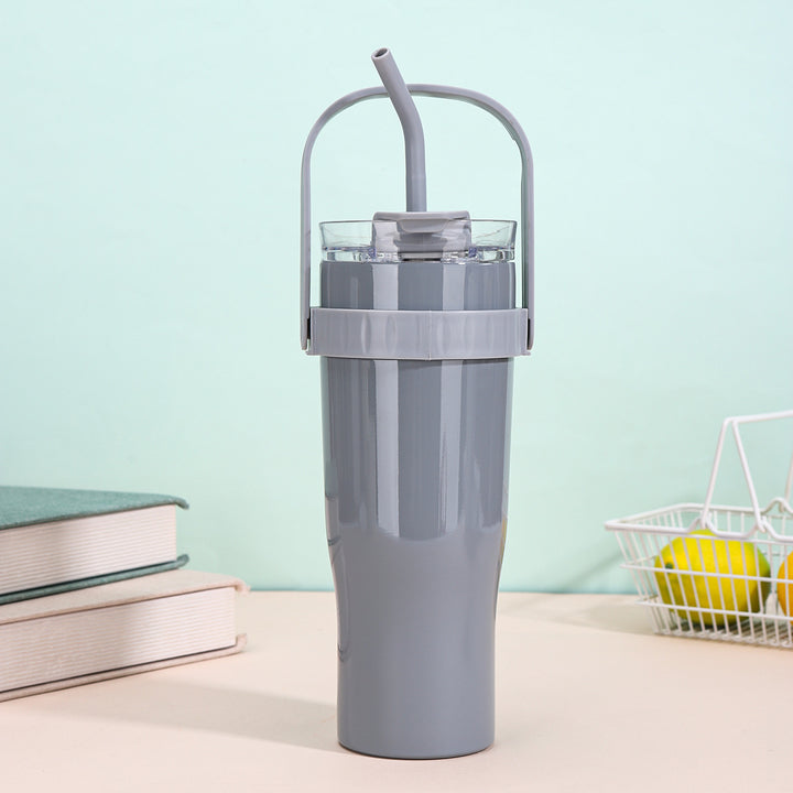 Women's drinking cup with straw Bowlift