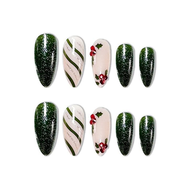 Festive Holiday Nail Art Enhancements Bowlift