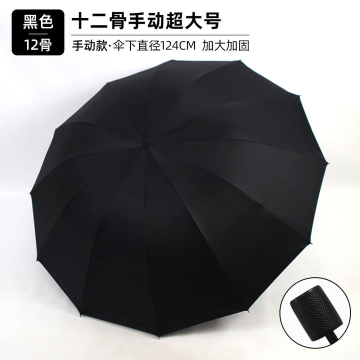 Women's Extra Large Umbrella with Reinforced Frame Bowlift