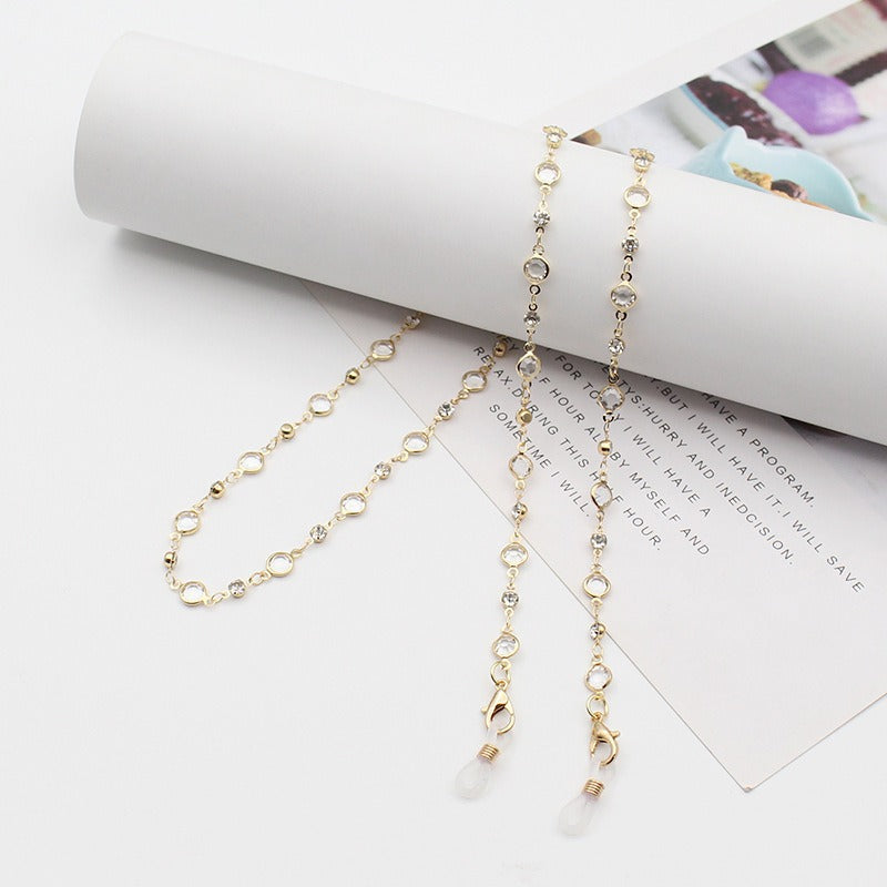 Elegant Crystal-Embellished Eyewear Chain Bowlift 1788159829