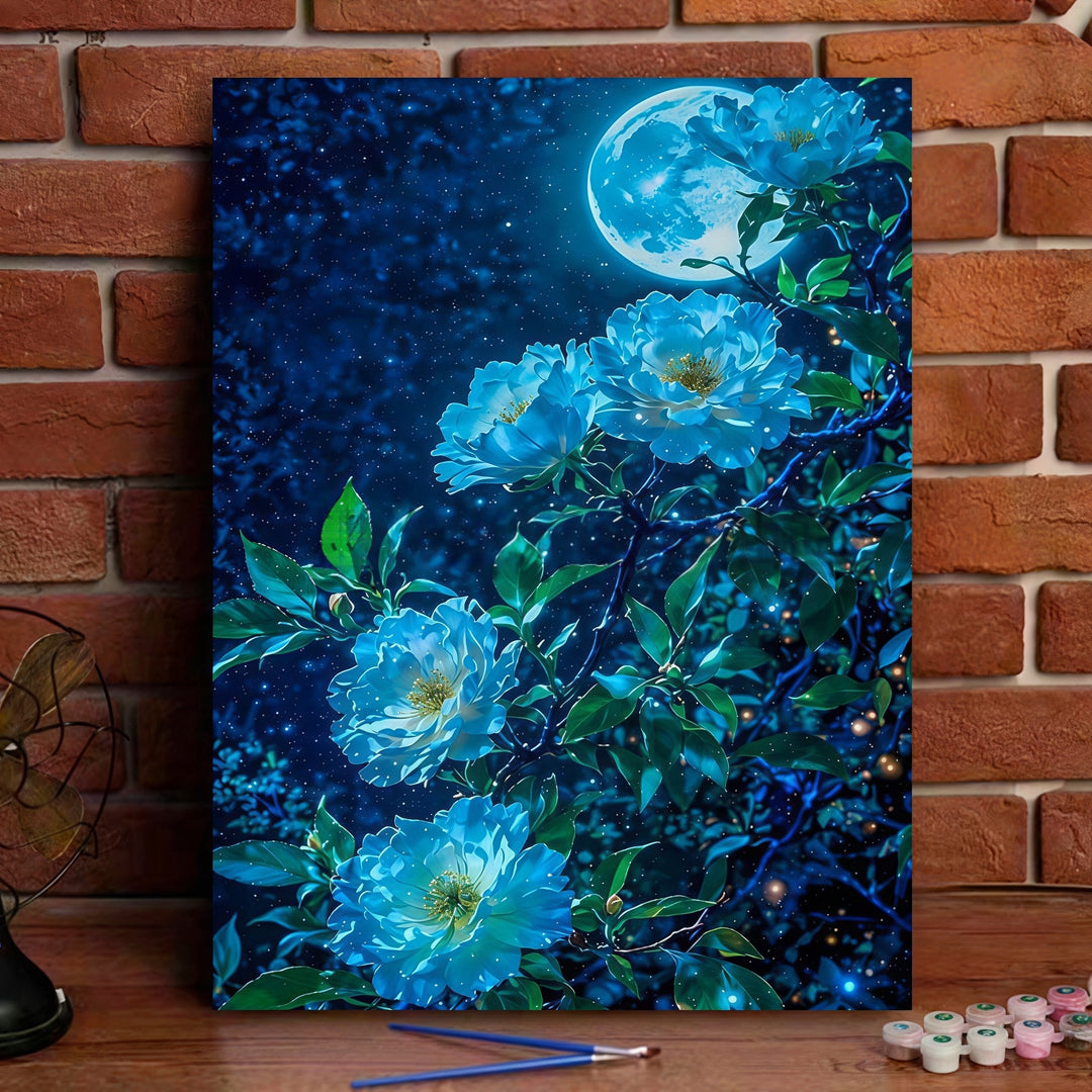Romantic Blossom Landscape Canvas Art Kit Bowlift