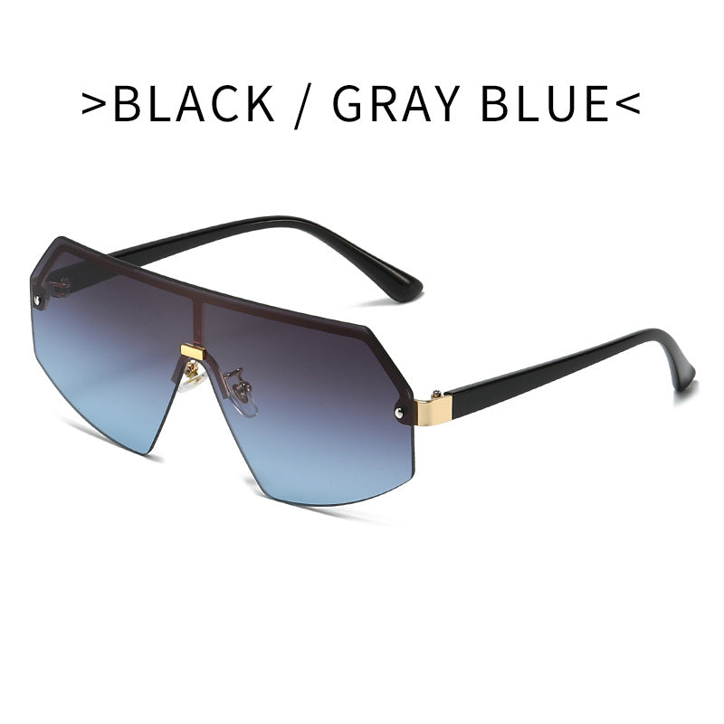 Women futuristic oversized sunglasses with innovative frame Bowlift
