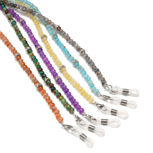 Elegant Beaded Eyewear Holder Chain Bowlift
