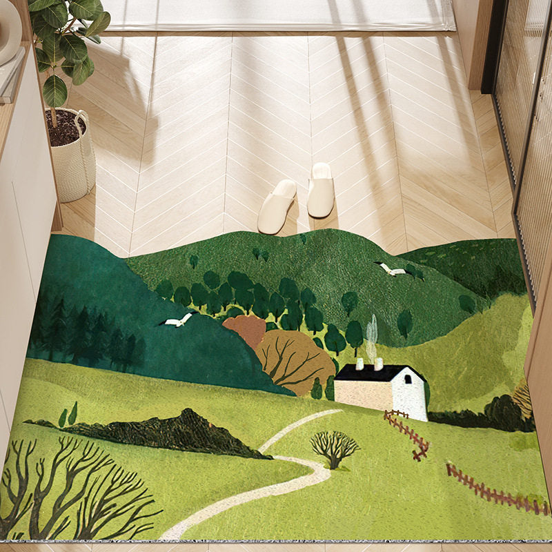 Cartoon Forest Animal Doormat Bowlift