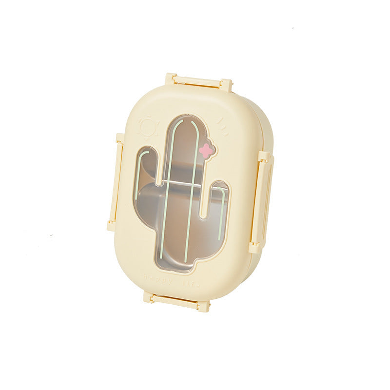 Cute Cactus-Themed Snack Storage Container