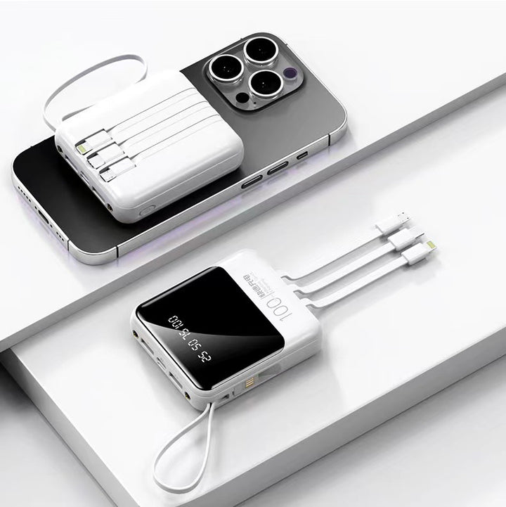 Power bank with multifunctional charging cable Bowlift