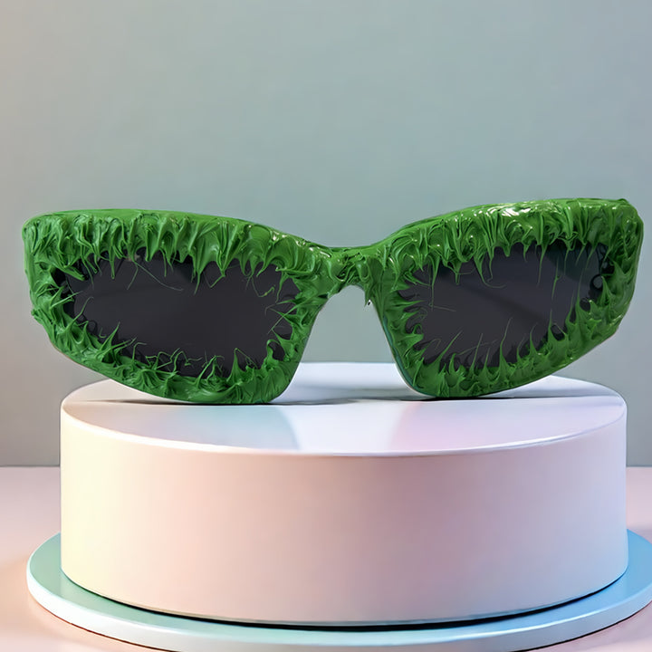 Ladies futuristic sunglasses with innovative and unique frame Bowlift