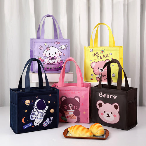 Kids Insulated Cartoon Lunch Bag Bowlift