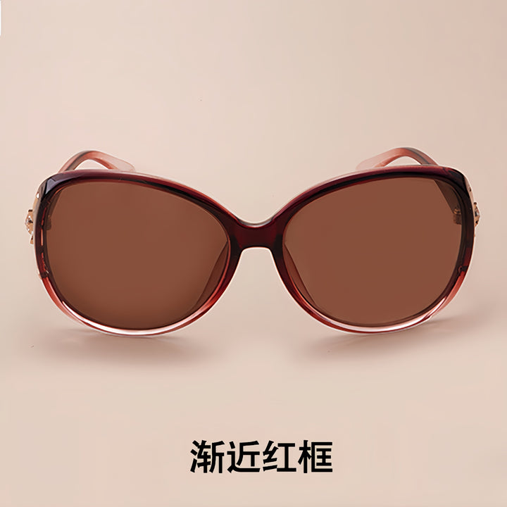 Ladies Luxurious Oversize Sunglasses with Stylish Decor Bowlift