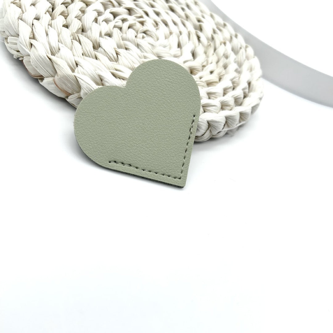 Heart-Shaped Leather Accessory Bowlift