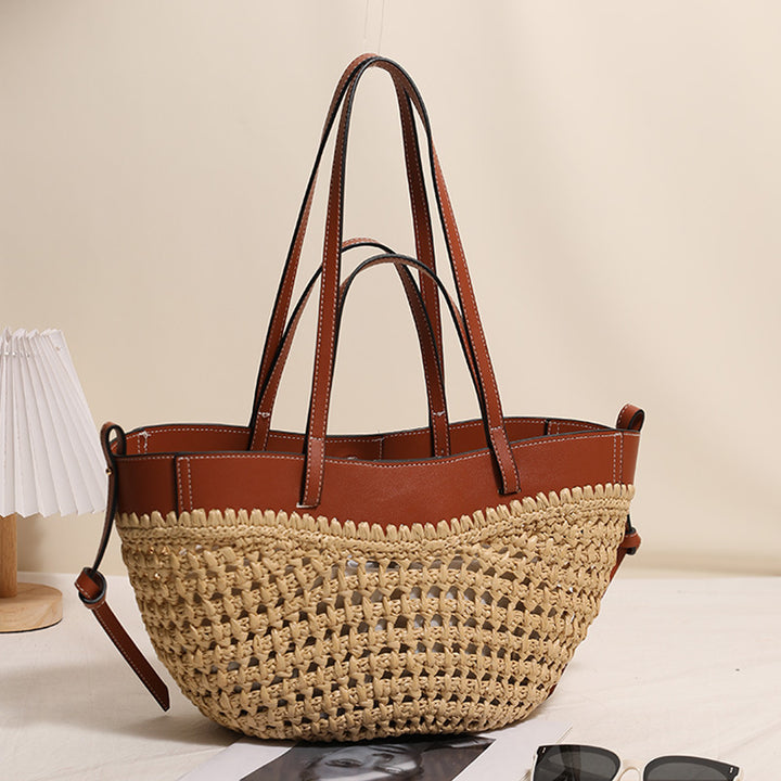 Handmade straw bag Bowlift