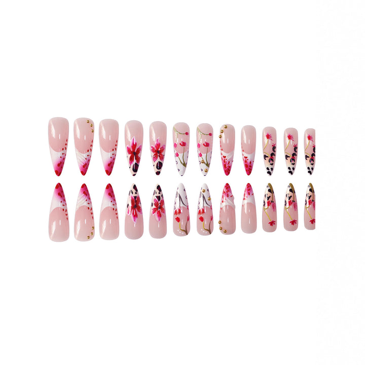Floral Art Nail Enhancements Bowlift