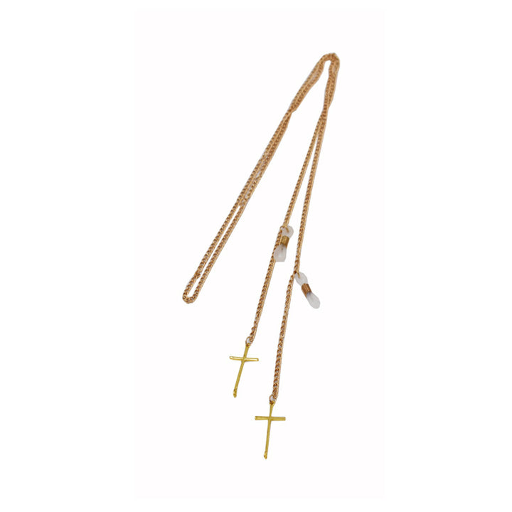 Cross Pendant Eyewear Chain Bowlift