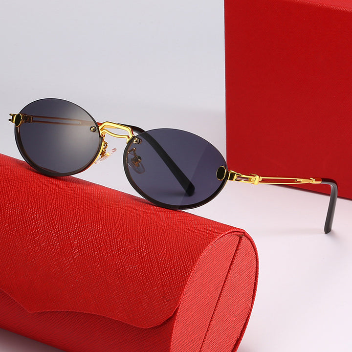 Women's fashionable sunglasses with intricate metal frame and stylish design Bowlift