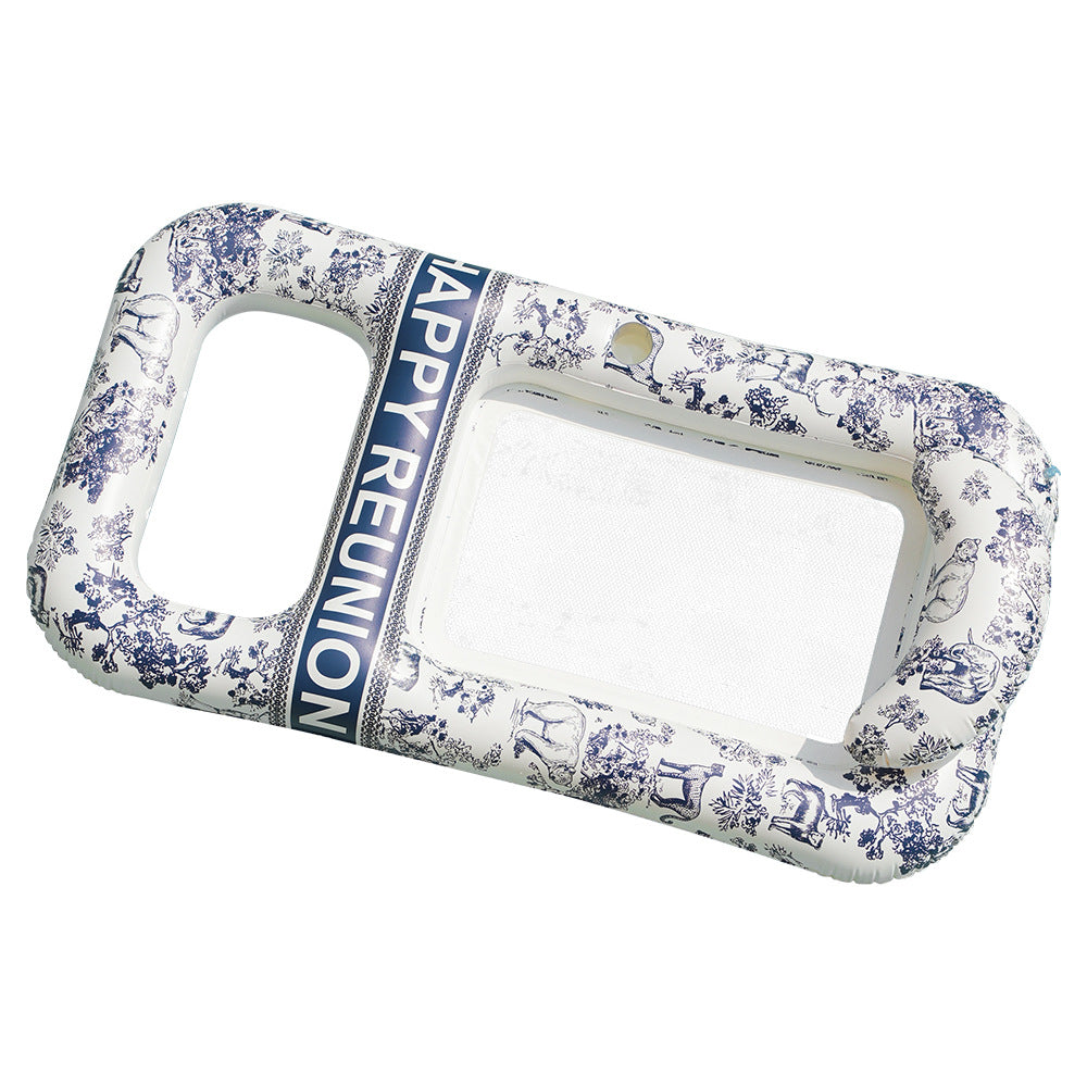 Unisex Elegant Swim Ring with Floral Designs Bowlift