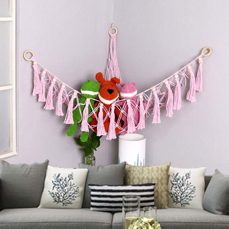 Macramé Hammock Hanging Storage