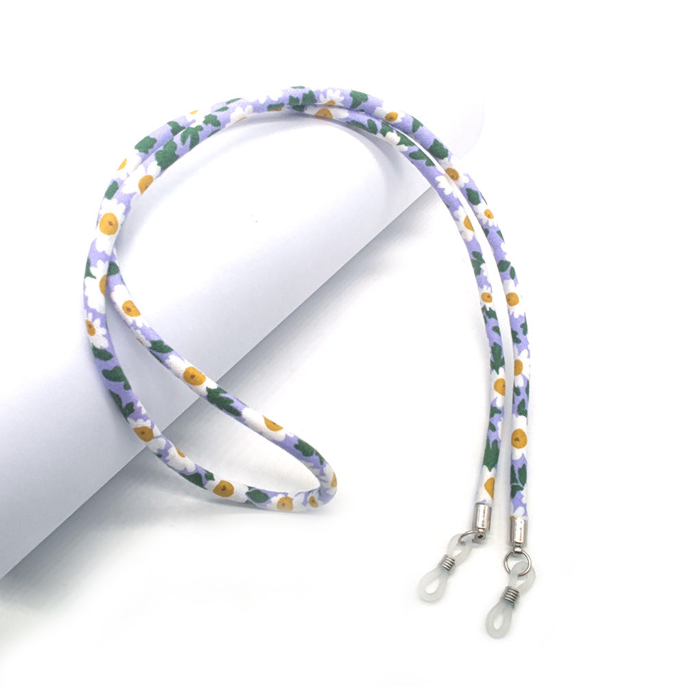 Floral Patterned Eyewear Retainer Bowlift