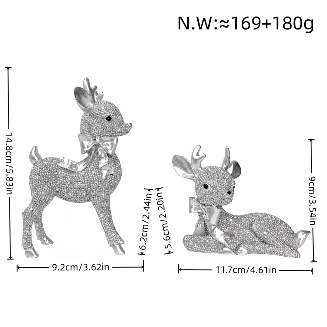 Luxurious Reindeer Sculpture Bowlift