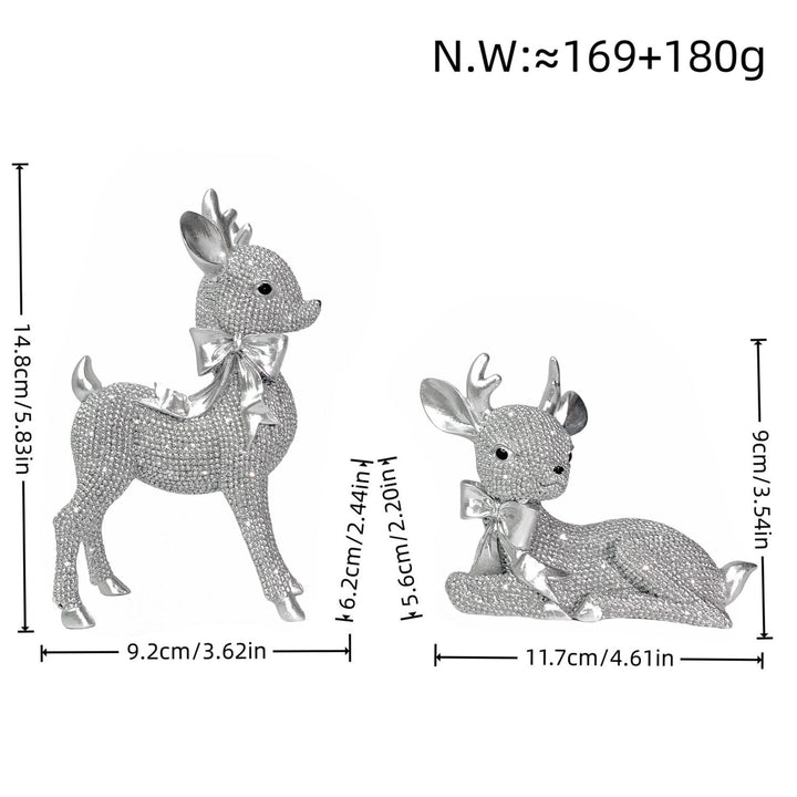 Luxurious Reindeer Sculpture Bowlift