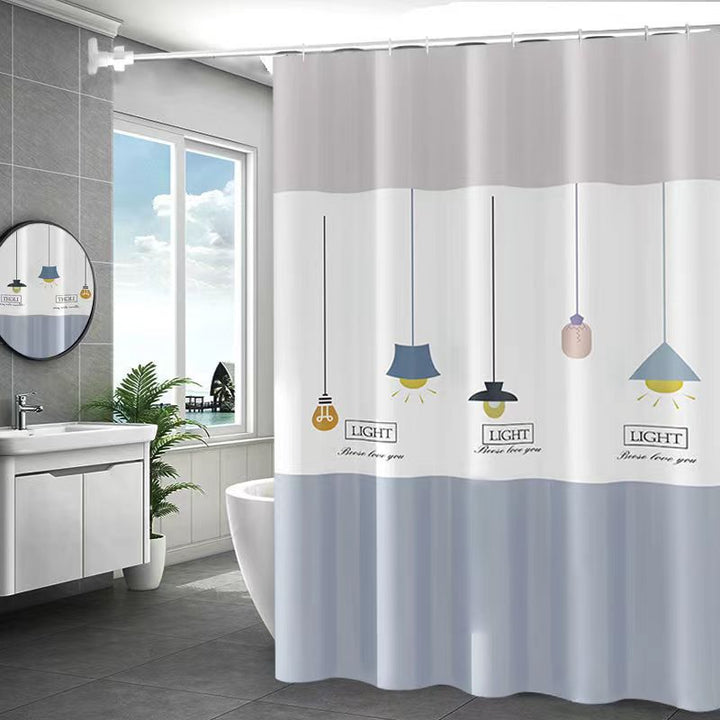 Bathroom Shower Curtain Bowlift