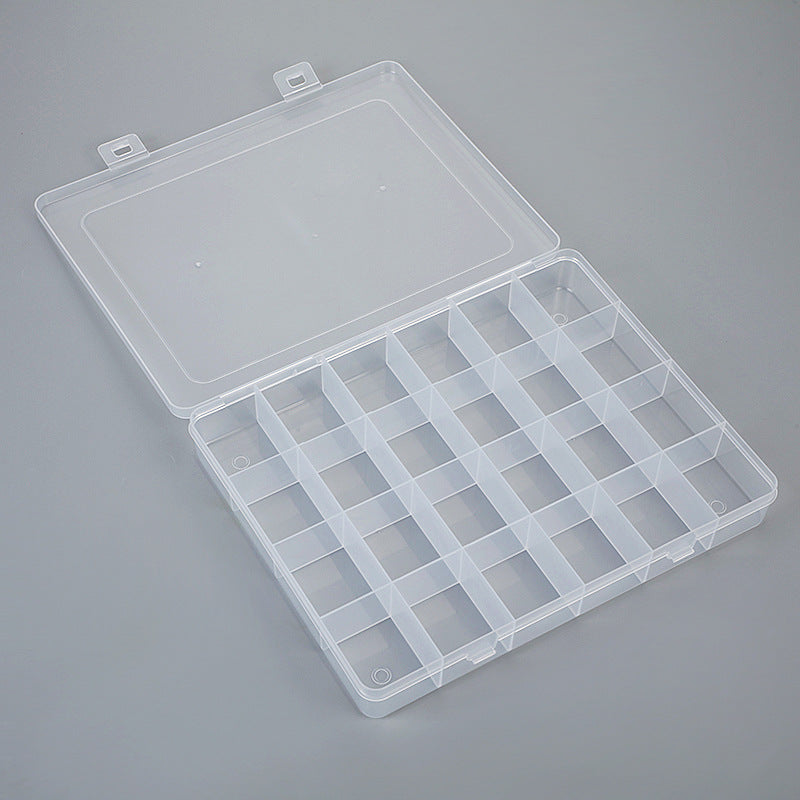 Multi-Divided Clear Craft Storage Organizer Bowlift