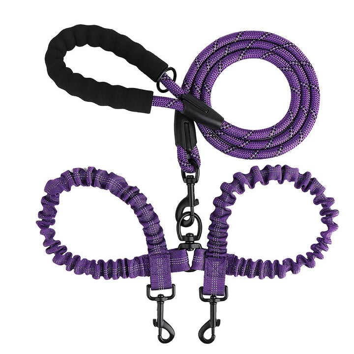 Bungee Training Dog Leash with Dual Handle
