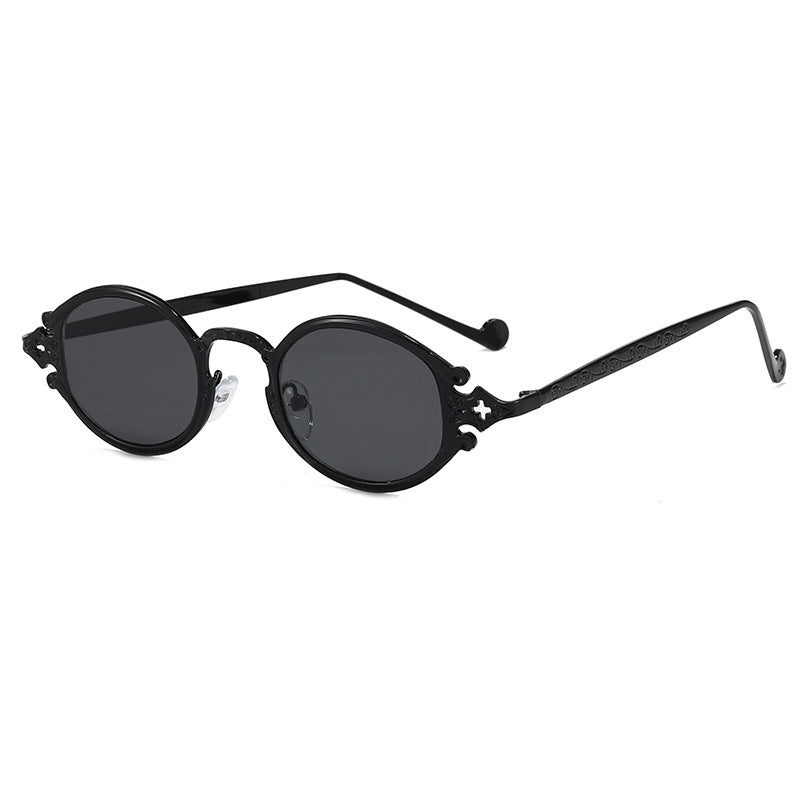 Fashionable sunglasses with elegant curved frame Bowlift