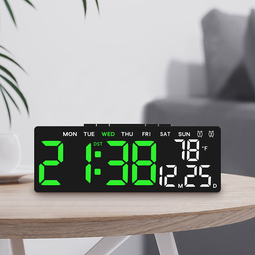 Digital multifunction alarm clock with large display Bowlift