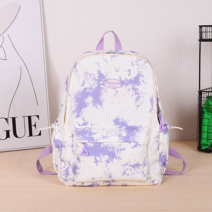 Stylish Marble-Patterned Backpack