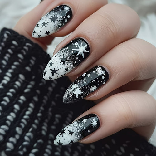 Starry Night Art Nail Wraps Bowlift