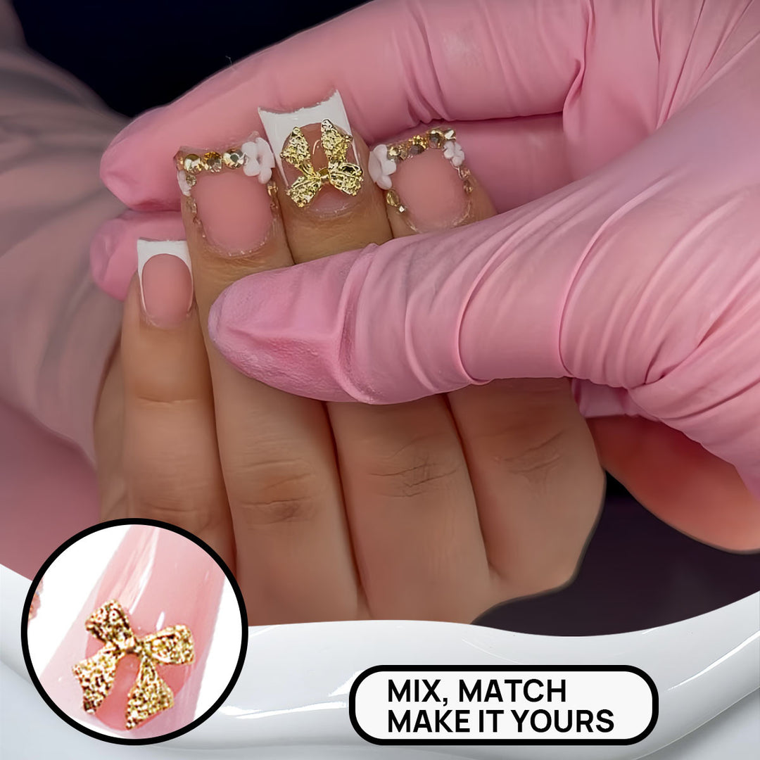 Decorative Press-On Nail Art Set Bowlift