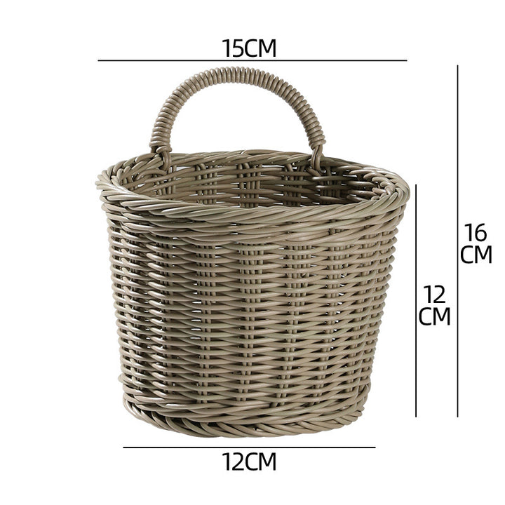 Handcrafted Eco-Friendly Woven Storage Basket Bowlift