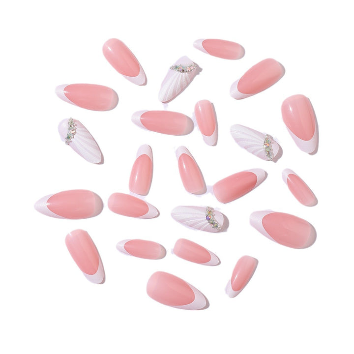 Artificial nail set with luxurious 3D embellishments Bowlift