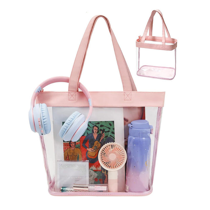 Transparent tote bag with removable interior compartment Bowlift