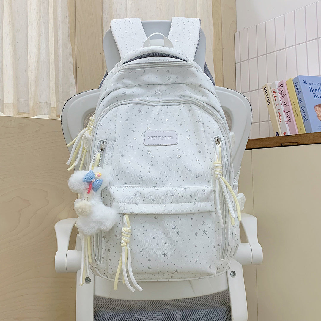 Starry Pattern Cute Backpack
