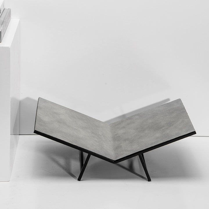 Geometric Concrete Decorative Coffee Table