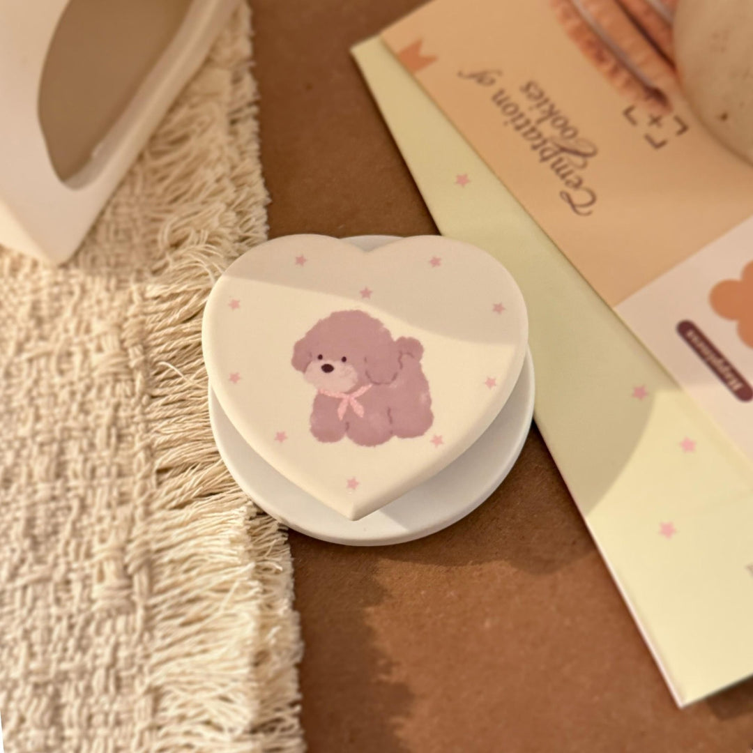 Heart-shaped Makeup Mirror Bowlift