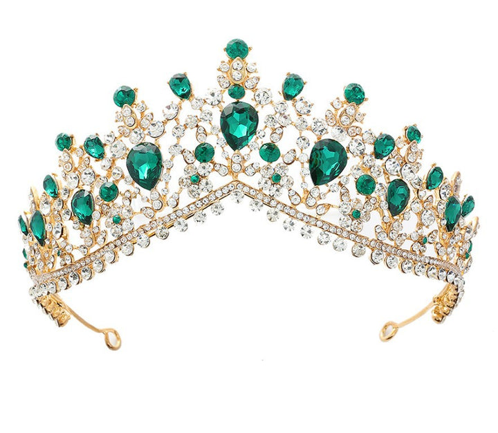 Women's Glamorous Tiara with Rhinestone and Crystal Embellishments Bowlift