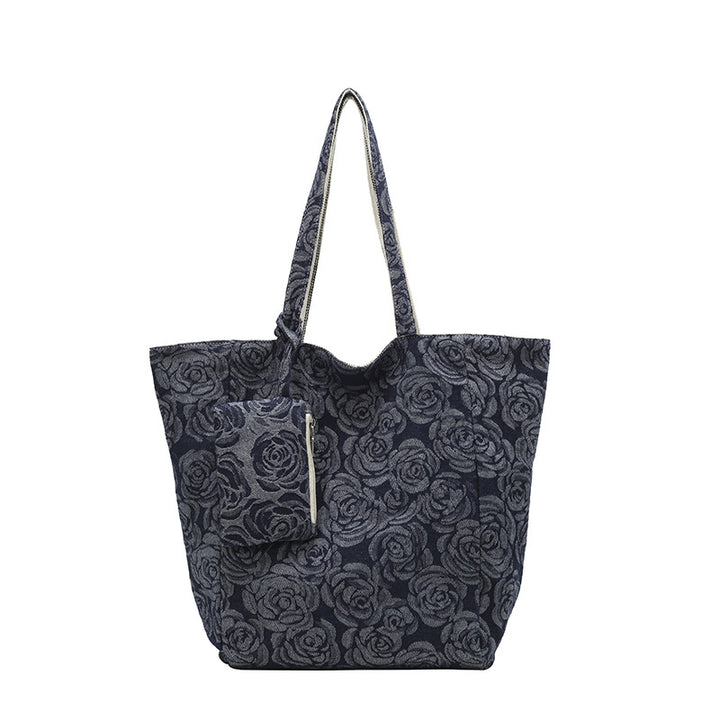 Large shopping bag with floral design Bowlift