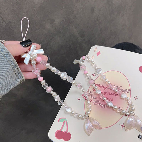 Beach-Inspired Gemstone Phone Charm Bowlift