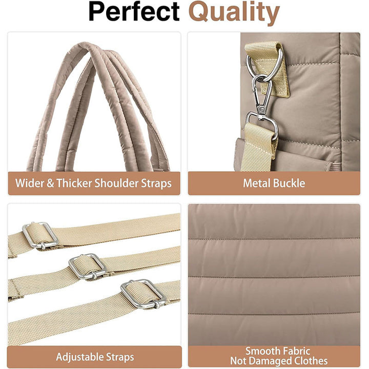 Padded shoulder bag with detachable shoulder strap Bowlift