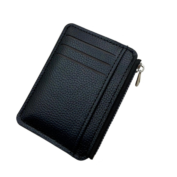 Premium Compact Leather Credit Card Wallet