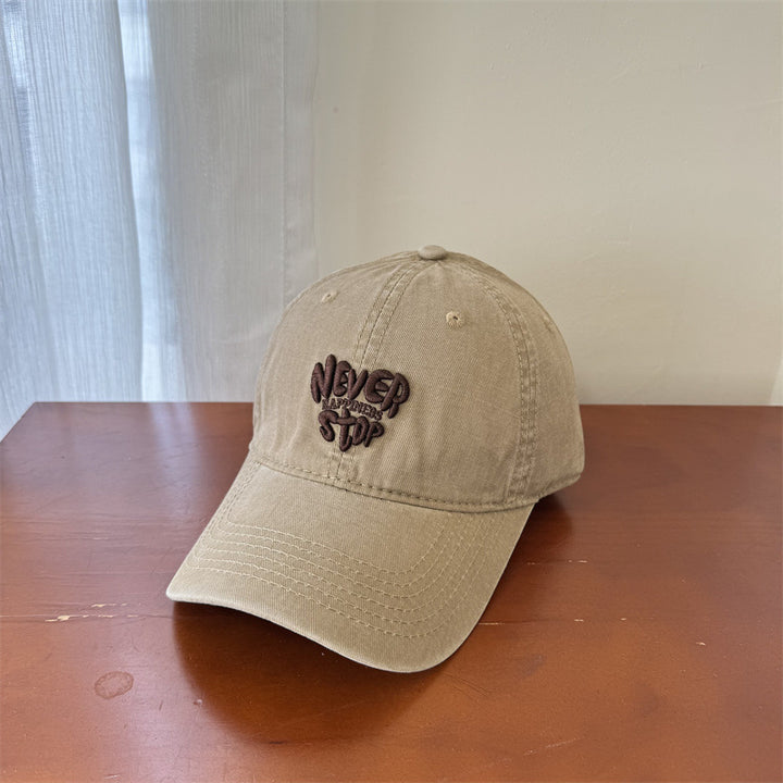 Men's Embroidered Motivational Baseball Cap Bowlift