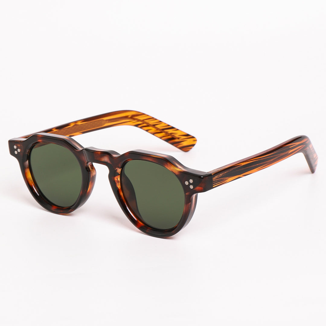 Women's sunglasses in unique hexagon design with polarized lenses Bowlift