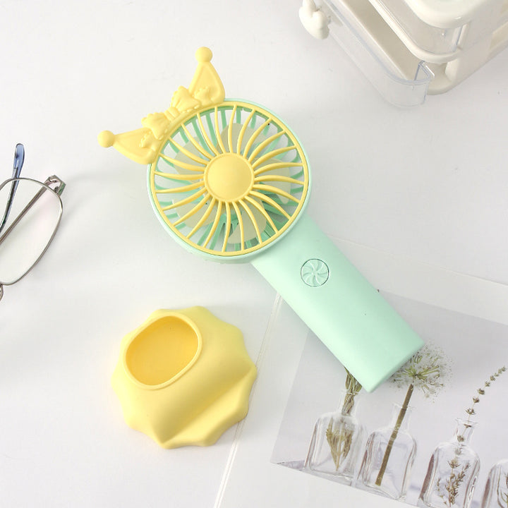 Women portable hand fan in cute design Bowlift