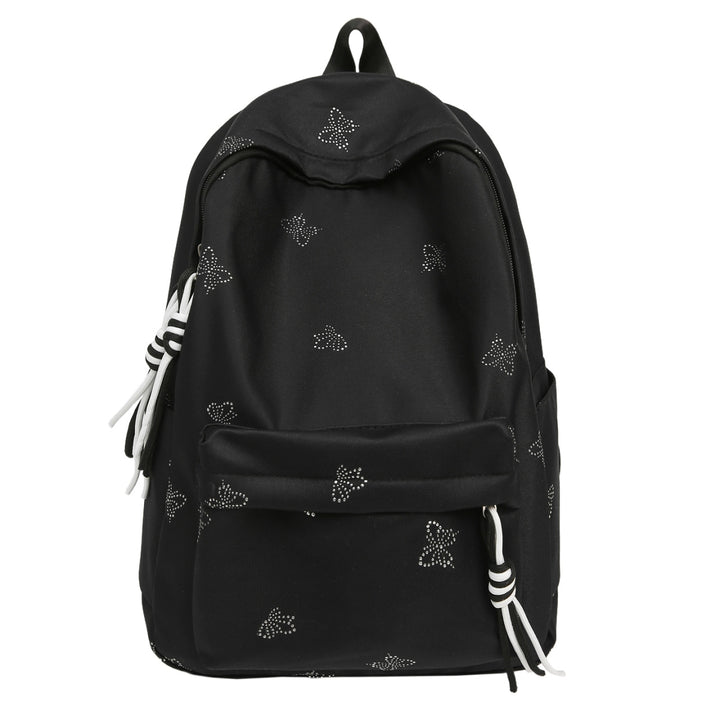 Butterfly Emblem Decorated Backpack Bowlift