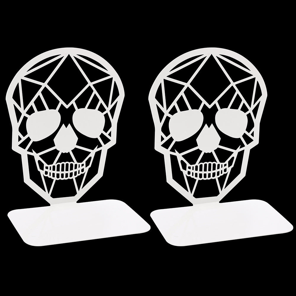 Skull Design Decorative Bookends