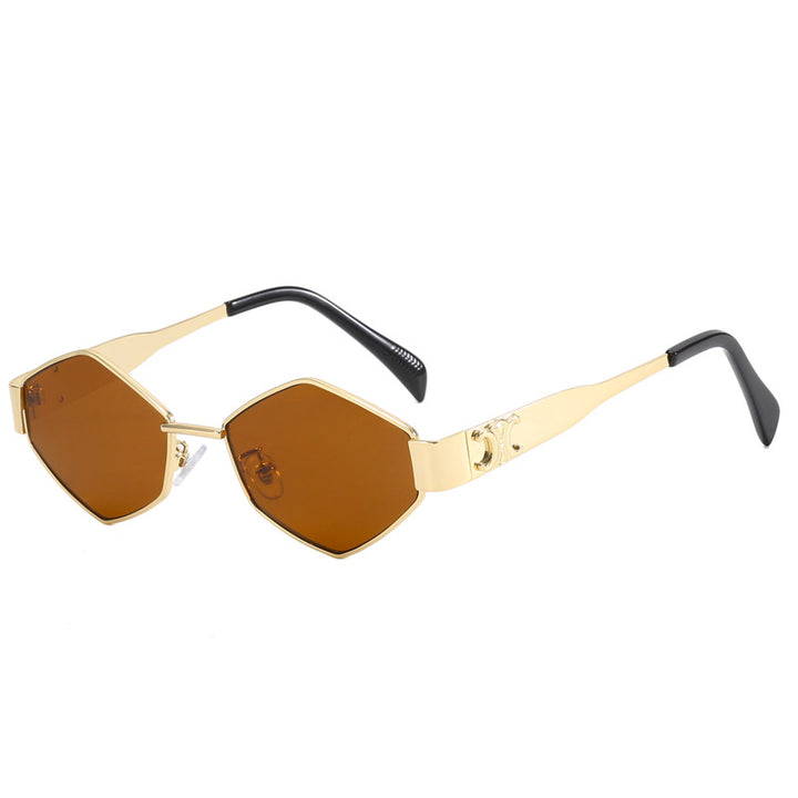 Fashionable sunglasses in hexagonal design Bowlift