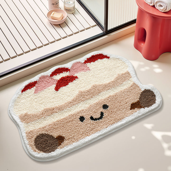 Cute Tomato-Shaped Bath Mat Bowlift