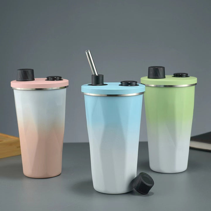 Women's insulated drinking bottle with practical press closure Bowlift